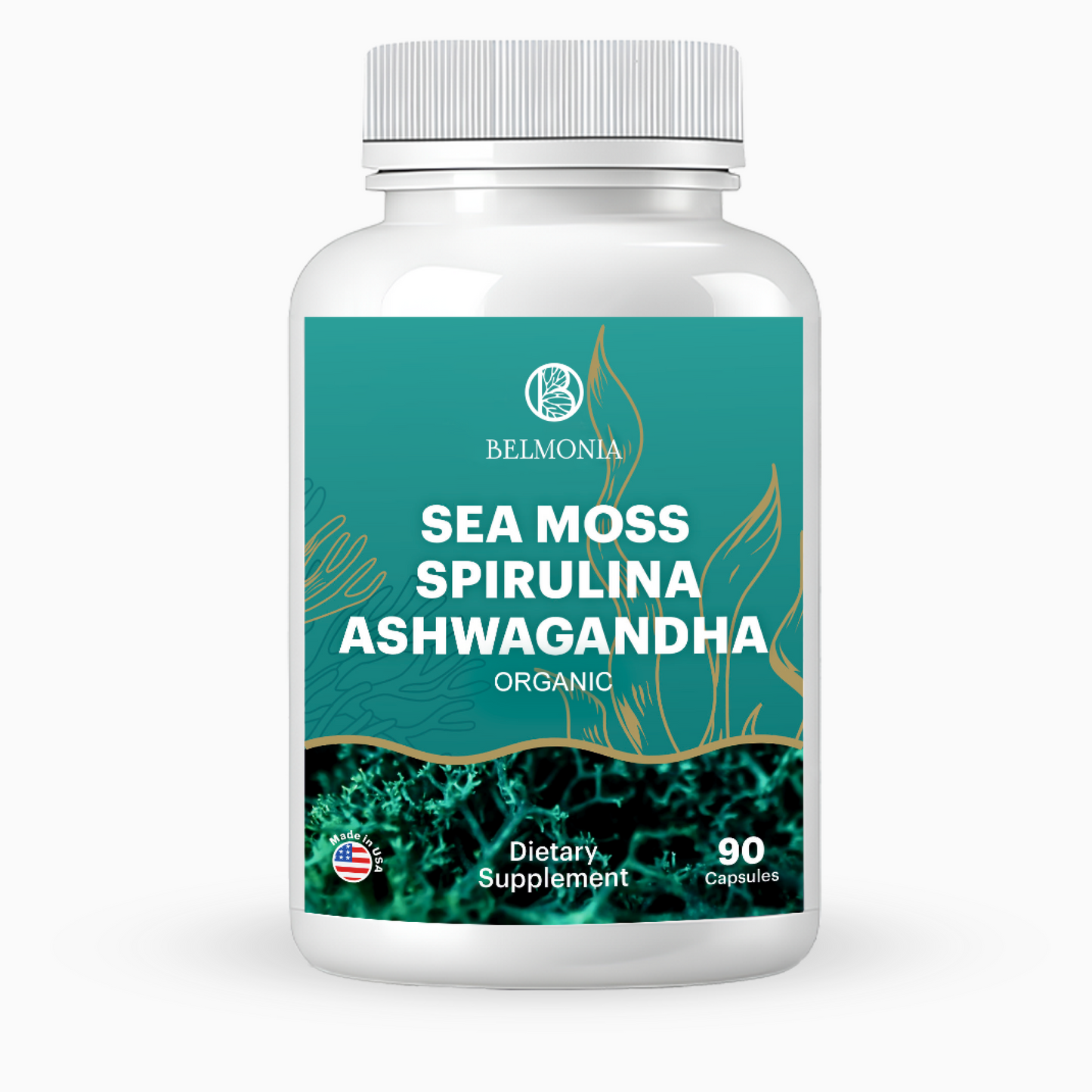 Sea Moss Spirulina Ashwagandha Capsules