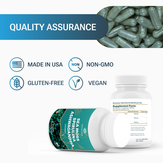 Sea Moss Spirulina Ashwagandha Capsules