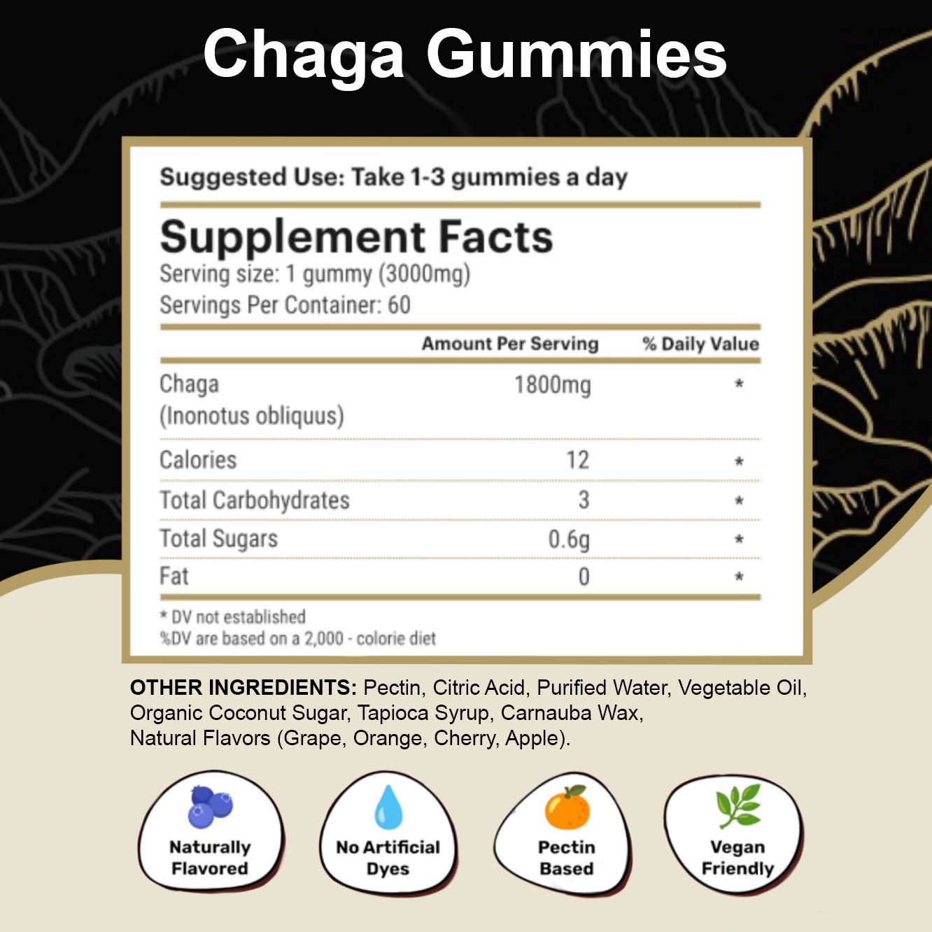 Belmonia Chaga Mushroom Gummies
