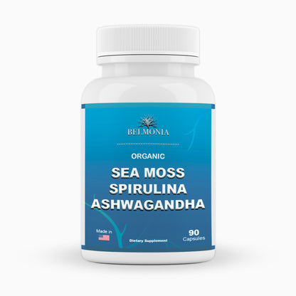 Sea Moss Spirulina Ashwagandha Capsules